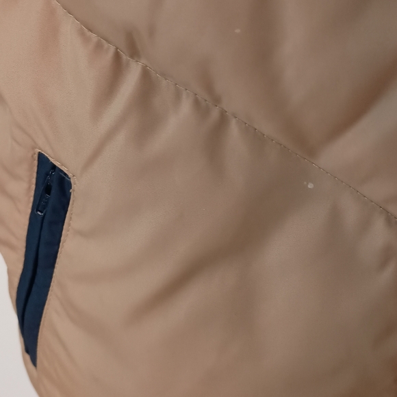 Vtg 80s Chevron Goosedown Vest - Picture 4 of 7